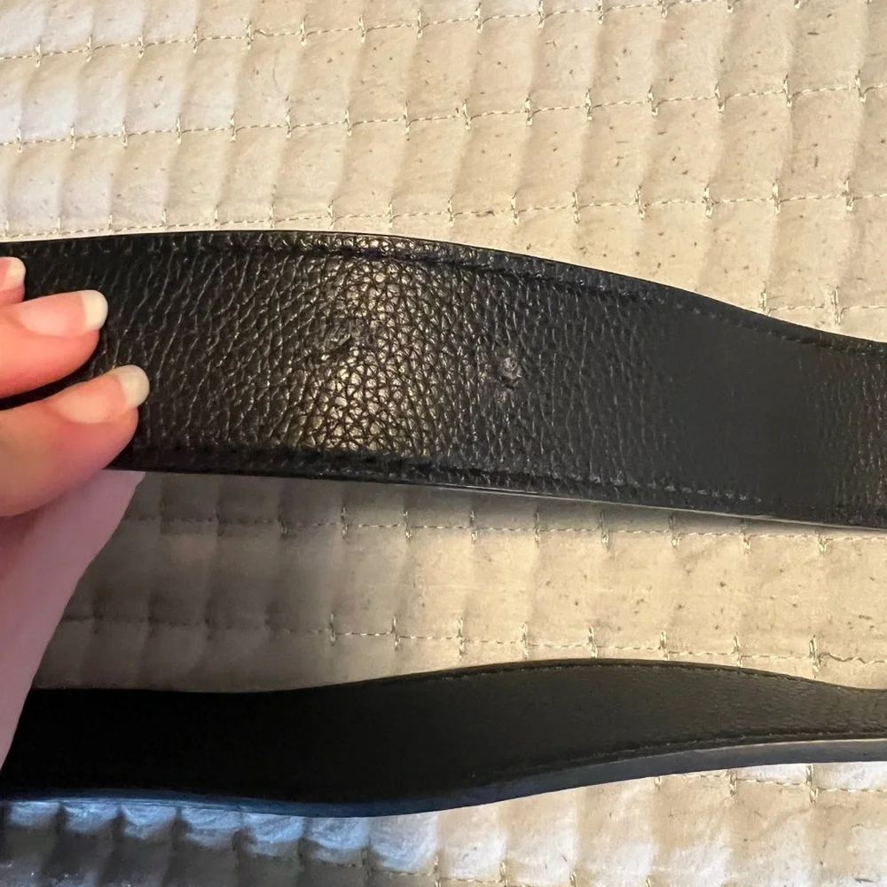 Black Belt with Disney Gold Castle Buckle